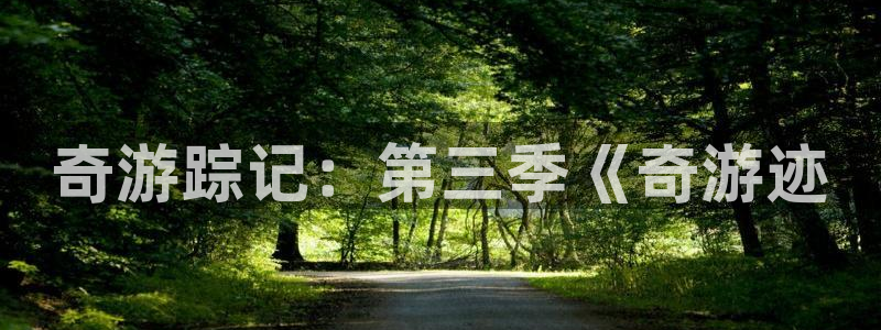奇漫屋漫画免费官网：奇游踪记：第三季《奇游迹